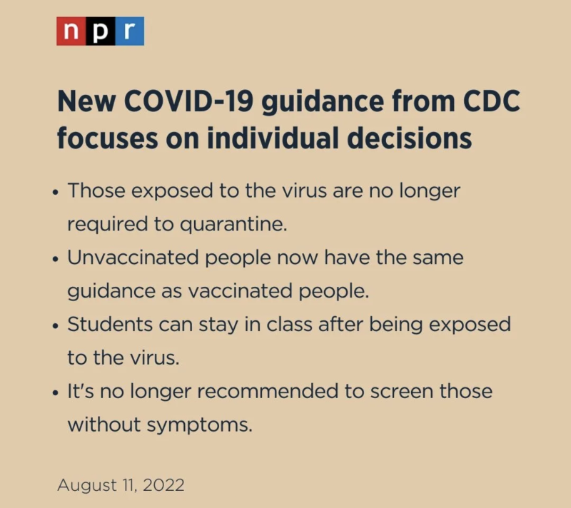 NPR says CDC